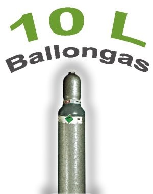 10L Ballongas Mietflasche