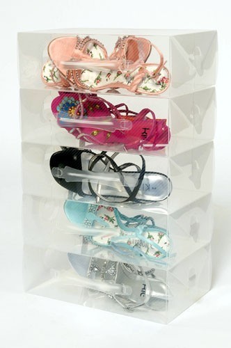 25 Schuhboxen f�r Damenschuhe