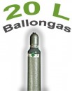 20L Ballongas Mietflasche