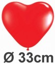 100 Herzballons � 33cm