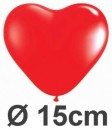 100 Herzballons von Qualatex � 15cm