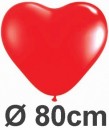1 Herzballon von Qualatex � 80cm
