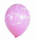 10 Rundballons von Qualatex It`s a Girl � 13cm 