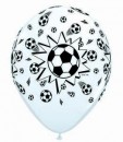 10 Rundballons von Qualatex Fussball � 28 cm