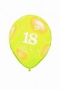10 Rundballons  Zahl 18  von Qualatex � 13cm