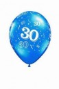 10 Rundballons  Zahl 30  von Qualatex � 13cm