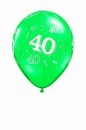 10 Rundballons  Zahl 40  von Qualatex � 13cm