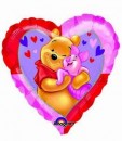 Folienballon Dr�ck mich Pooh � 45cm