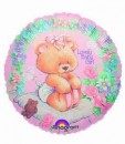 Folienballon Lovely Baby Girl B�r � 45cm