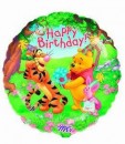 Folienballon Happy Birthday Winnie Pooh �  45cm
