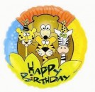 Folienballon Happy Birthday Jungle � 45cm