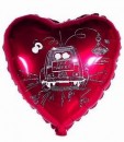 Folienballon Just Married Mobile � 90cm