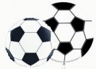 Folienballon Fussball � 45cm 