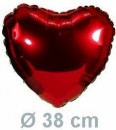 Folienballon Herzform � 38cm, rot