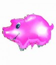1 Folienfigur Schweinchen � 60 cm 
