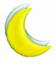 1 Folienfigur Mond � 90 cm