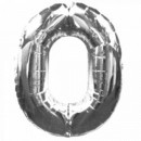 Folienballon Zahl 0 �100 cm 