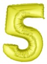 Folienballon Zahl 5 �100 cm 