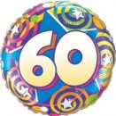 Folienballon Zahl 60 � 45cm