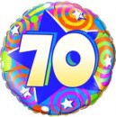 Folienballon Zahl 70 � 45cm