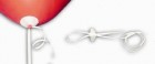 100 gro�e Polyfix Verschl�sse mit 1,5 m Band