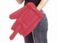 1 aufblasbare Hand  Mittelfinger 