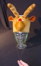 Elch-M�tze mit Wackelgeweihfunktion
