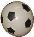 10 Rundballons als Fussball bedruckt � 30 cm
