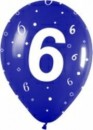 10 Rundballons mit  6  � 30cm