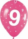 10 Rundballons mit  9  � 30cm