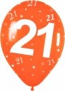 10 Rundballons mit  21  � 30cm
