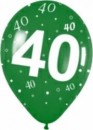 10 Rundballons mit  40  � 30cm