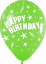 10 Rundballons Happy Birthday � 30 cm