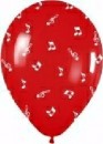 10 bunte Rundballons Noten + Notenschl�ssel � 30 cm