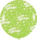 1 Riesenballon Happy Birthday � 100cm 