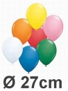 100 Rundballons in Perlenfarben � 27cm