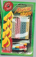 10 magische Kerzen mit Halter