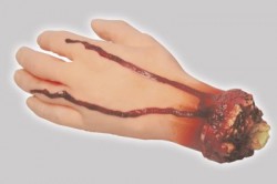 Blutende Hand