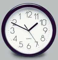 R�ckw�rts-Uhr rund