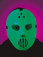 wei�e Hockey Maske, leuchtend