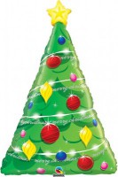 Folienballon Weihnachtsbaum � 99cm