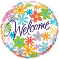 Folienballon Welcome � 45cm