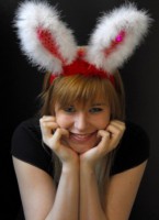 Haarreif Weihnachtsbunny 