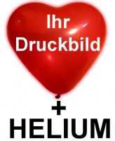 60 bedruckte Herzballons Ø 25cm inkl. Helium-Kit 60 bedruckte Herzballons Ø 25cm inkl. Helium-Kit