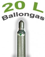 20L Ballongas Mietflasche