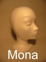 Styroporkopf MONA