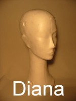 Styroporkopf DIANA