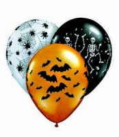 10 Rundballons Halloween Mix � 28cm