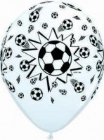 1 Rundballon von Qualatex Fussball � 90 cm 