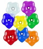 100 bunte Ballonbl�ten � 15cm 